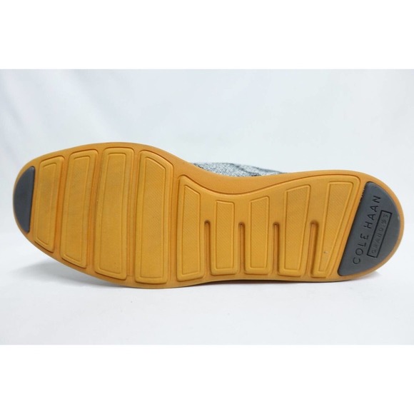 COLE HAAN Men Sneakers Original Grand Wingtip Stitchlite 10 M Grey/Orange c28447 - Picture 8 of 10